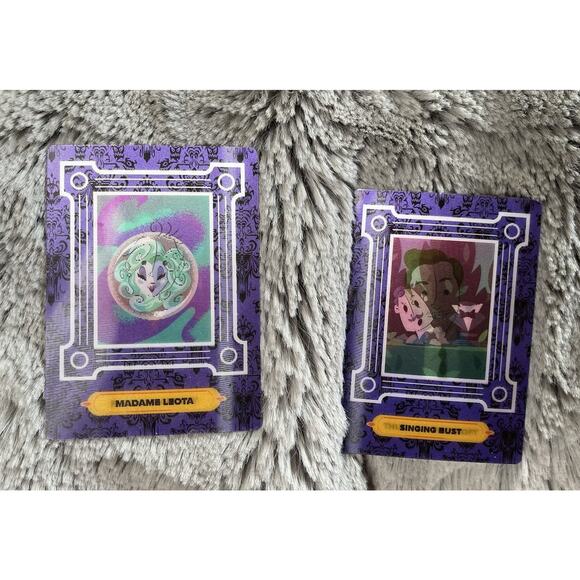Disneyland Ghost Host Haunted Mansion Magic Key Trading Cards 2 Pack Bundle Set - Picture 2 of 9